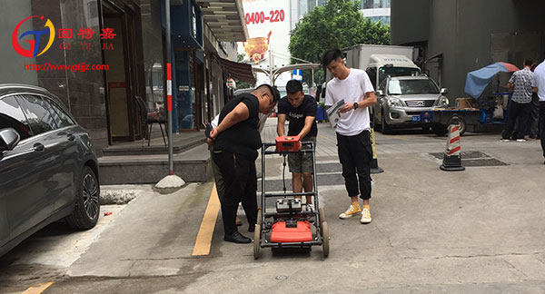 雷迪探地雷達(dá)實(shí)用過(guò)程